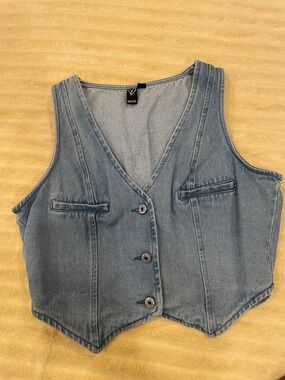 Windsor Light Blue Denim Vest
